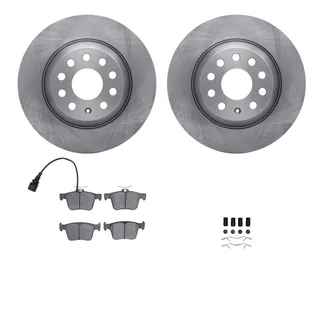 R1 Concepts WFWH1-73088 E- Line Series Brake Rotor W/ Ceramic Brake Pads & Hdw